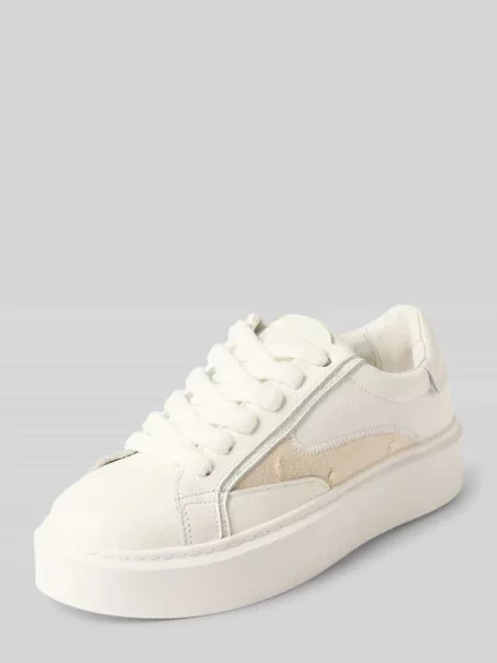 Sneakersy z prawdziwej skóry model L’ÉQUIPE' Reternity białe