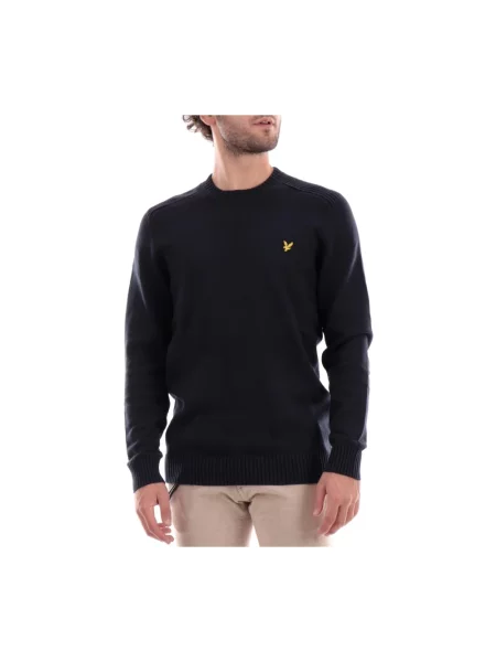 Sweter Lyle & Scott niebieski