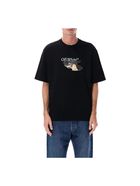 Koszulka Off-white z nadrukiem biała