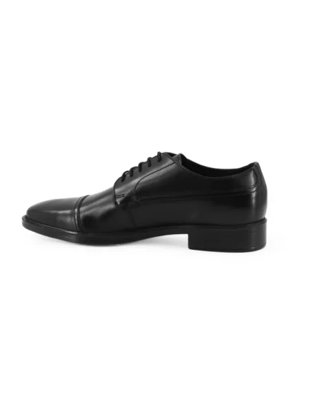 Półbuty Geox skórzane eleganckie czarne