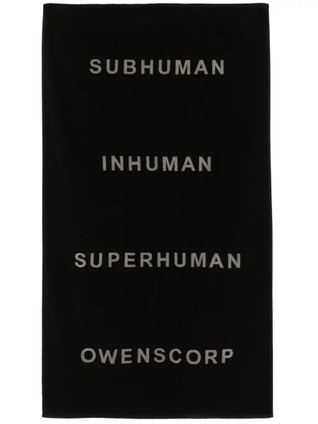 Costum de baie Rick Owens cu imagine negru