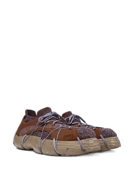Sneakerși Camper tricotate maro
