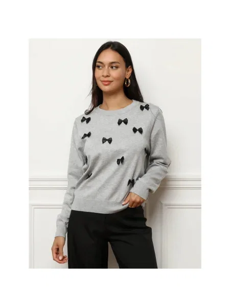 Pulover La Modeuse gri