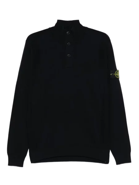 Pulover Stone Island cu strasuri albastru