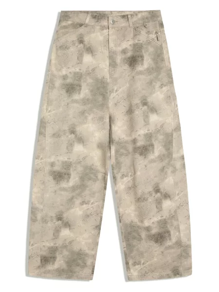Bershka Pantaloni taupe / închis gri