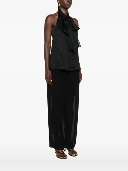 Top Tom Ford cu gât halter negru