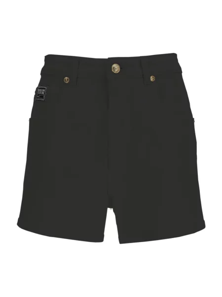 Szorty jeansowe Versace Jeans Couture czarne