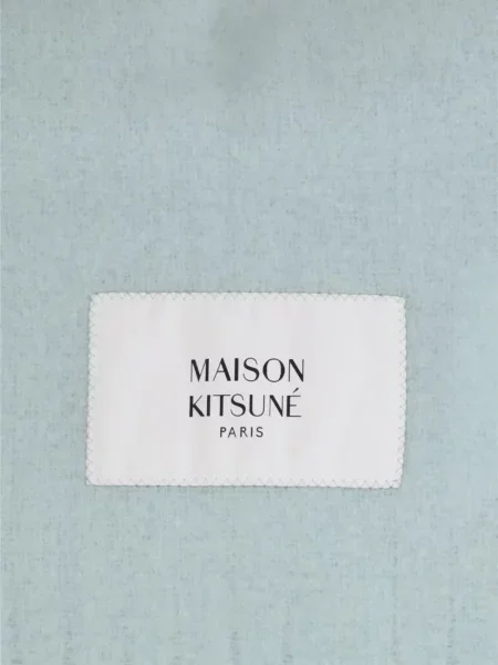 Κασκόλ Maison Kitsuné μπλε