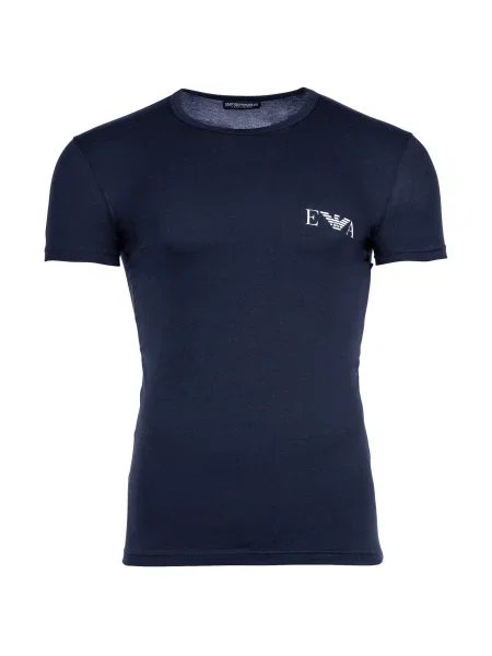 Emporio Armani Underwear 2 póló készlet Sötétkék Fitted Fit kék