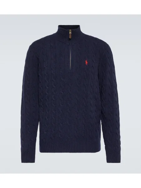 Polo Ralph Lauren Sveter Tmavomodrá Regular Fit modrá