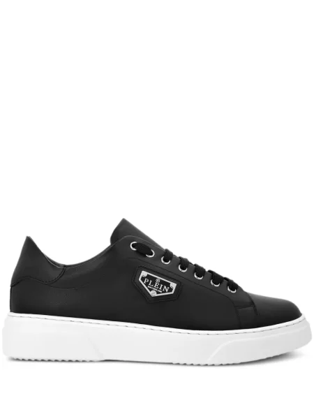 Sneakerși Philipp Plein din piele negru