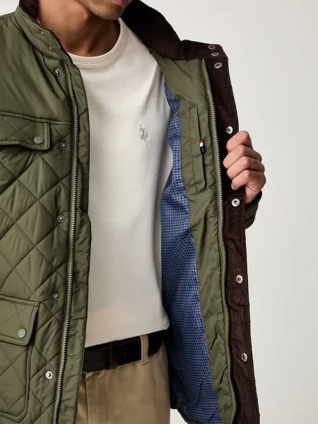 U.S. Polo Assn. куртка DIAMOND QUILTED FUNNEL
