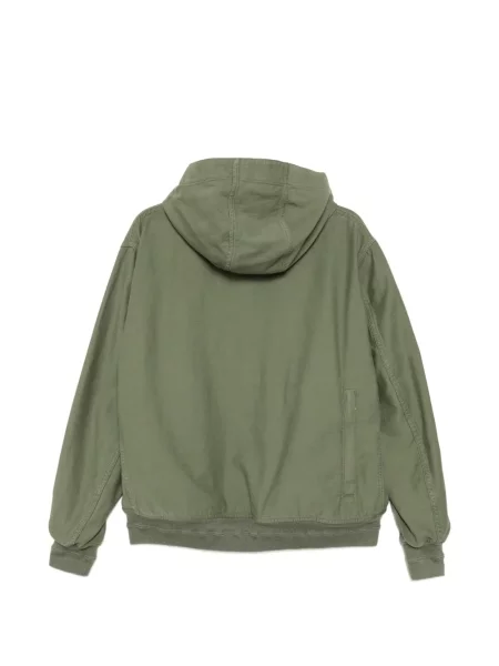 Geacă Engineered Garments cu glugă verde