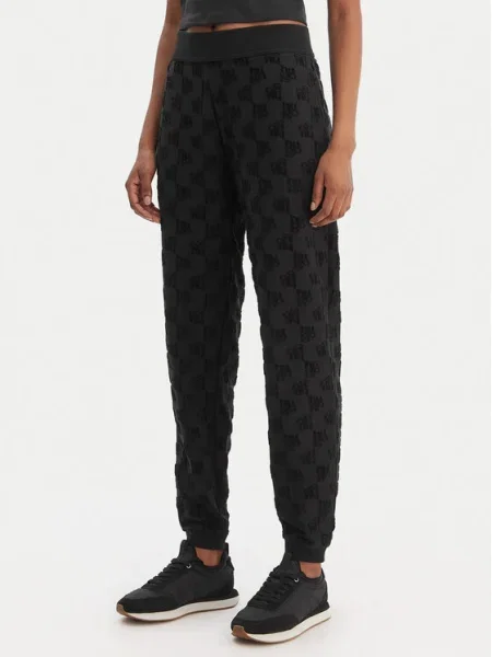 HUGO Pantaloni trening Monogram negru