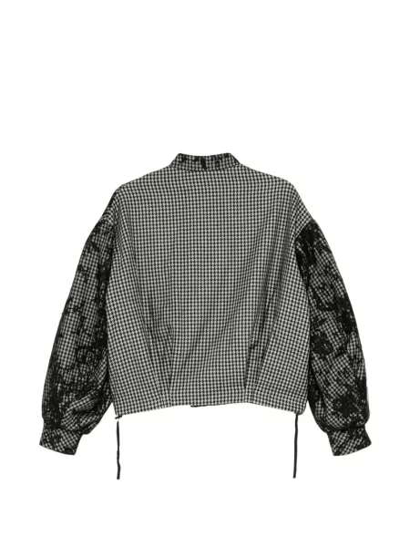 Geacă Quetsche cu model floral cu imagine negru