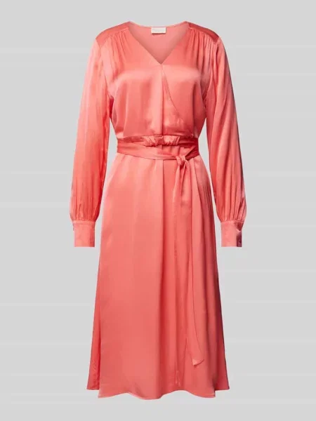 Sukienka midi w kopertowym stylu z Milano Italy