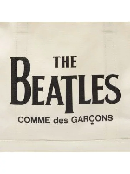 Comme des Garçons x The Beatles Shopper Bag Beige μπεζ