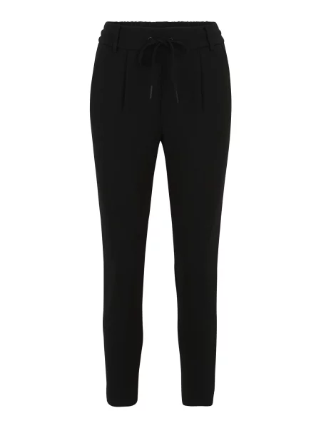 Only Petite Hlače z naborki ONLPOPTRASH' črna