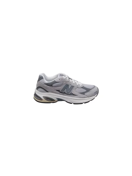 Sneakersy New Balance skórzane na siłownię szare