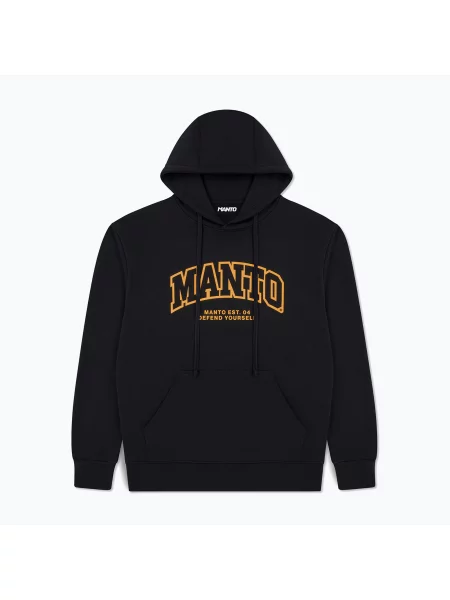 Mikina MANTO Varsity 26 Hoody black černá
