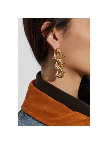 Kolczyki Acne Studios chunky żółte
