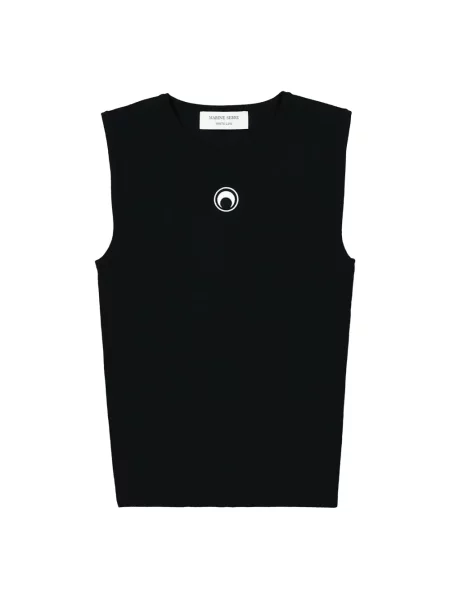 Dzianinowa podkoszulka Marine Serre czarna