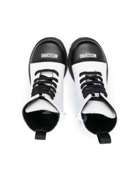 Botki dziecięce Moschino czarne