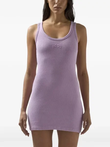 Rochie mini Gcds tricotate violet