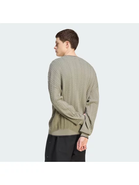 SVETR CABLE KNIT V-NECK