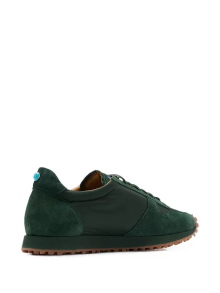 Sneakerși Blu Scarpa din piele de căprioară verde