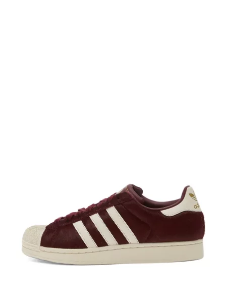 Sneakerși Adidas Superstar cu imagine cu model floral roșu