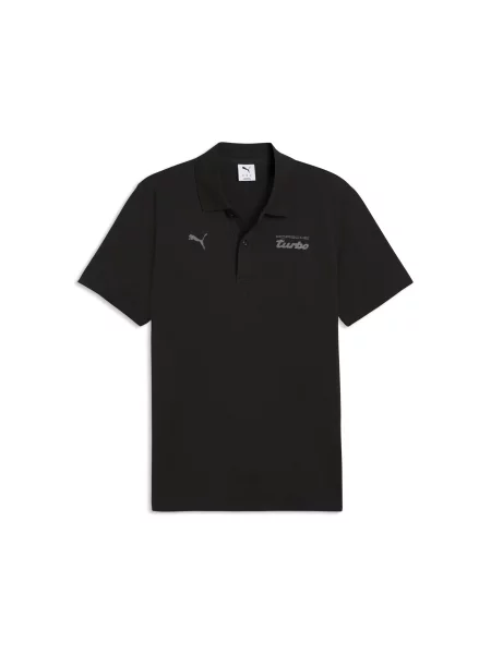 PUMA koszulka polo Porsche Legacy Essentials Akcesoria S czarny