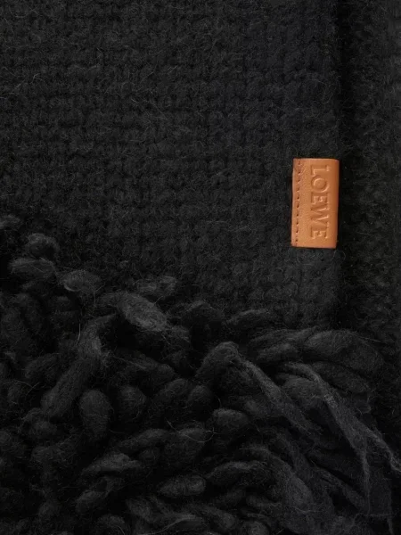 Fular Loewe cu autograf negru