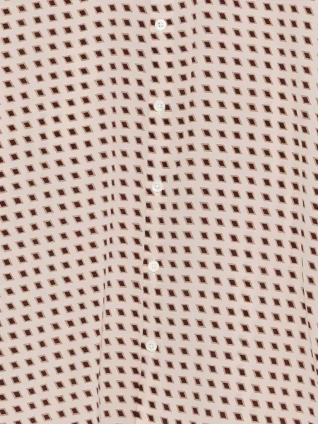 Lung cămașă Costumein cu imagine cu imprimeu geometric