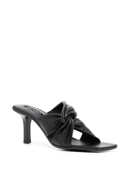 Papuci tip mules Senso din piele negru