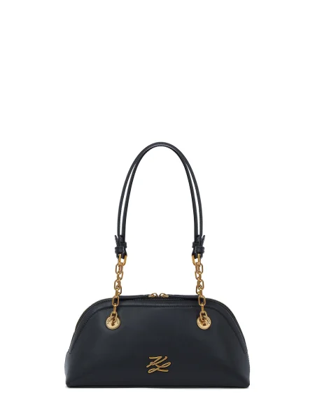 Karl Lagerfeld Torba za čez ramo SMALL K/AUTOGRAPH BOWLING črna