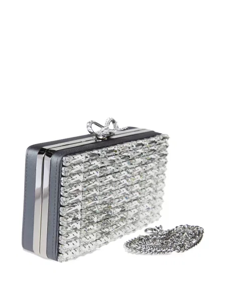 Geantă plic Self-portrait cu funde gri