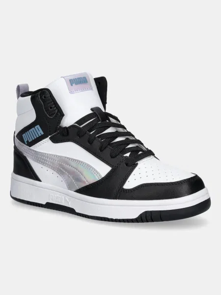Puma tenisky Rebound V6 Mid Space Belle Jr černé