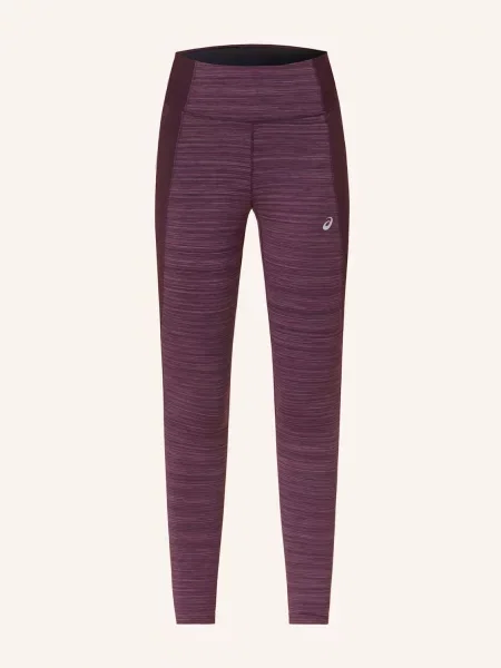 Běžecké legíny ASICS Nagino Run dark aubergine heather fialové