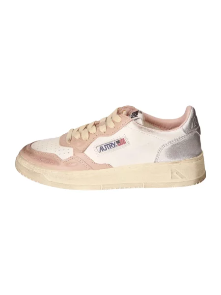 Sneakersy Autry skórzane retro białe