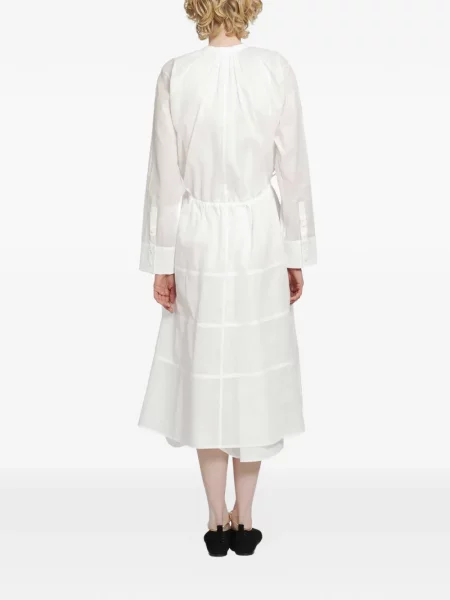 Rochie midi Jil Sander alb