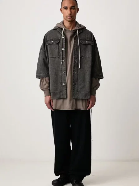 Свитер Rick Owens Drkshdw с капюшоном