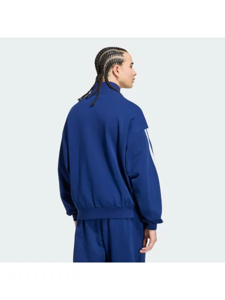 Bluza dresowa z 3 paskami adidas KIT biała