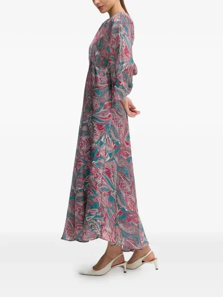 Midi haljina Hoss Intropia s printom s paisley uzorkom iznad koljena plava