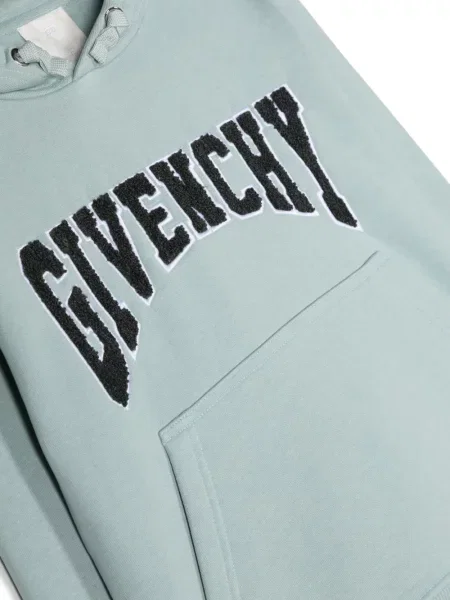 Bluza z kapturem dziecięca Givenchy niebieska