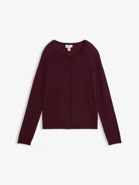 Kardigan z miękkiej mieszanki kaszmiru zgodnego ze standardem Good Cashmere Standard® czerwony