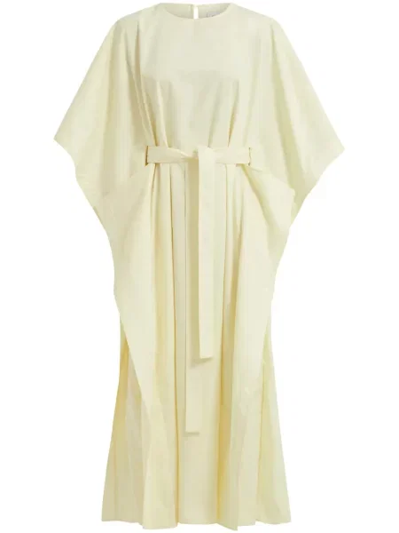 Sukienka midi 16arlington do kolan garniturowa żółta