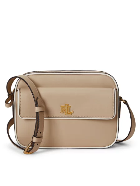 Τσάντα LAUREN RALPH LAUREN μπεζ