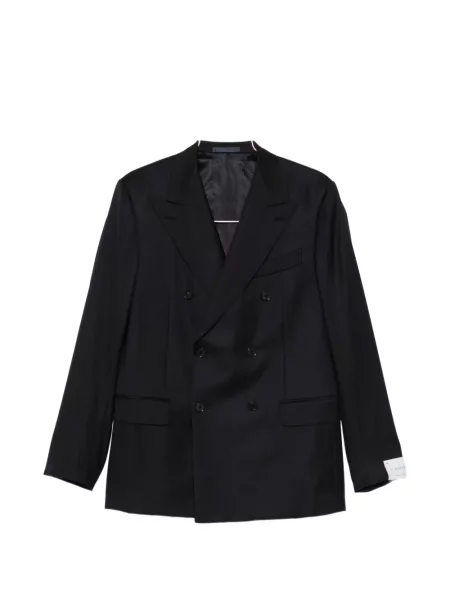 Costum Caruso cu două rânduri de nasturi negru