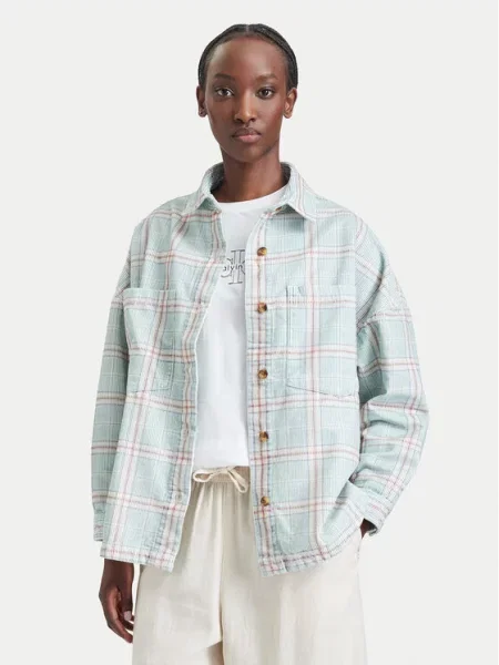 Billabong Cămașă deschis Oversize verde